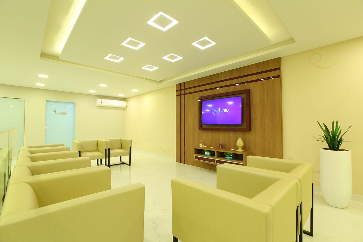 Sala de espera da Oral Unic Lajeado